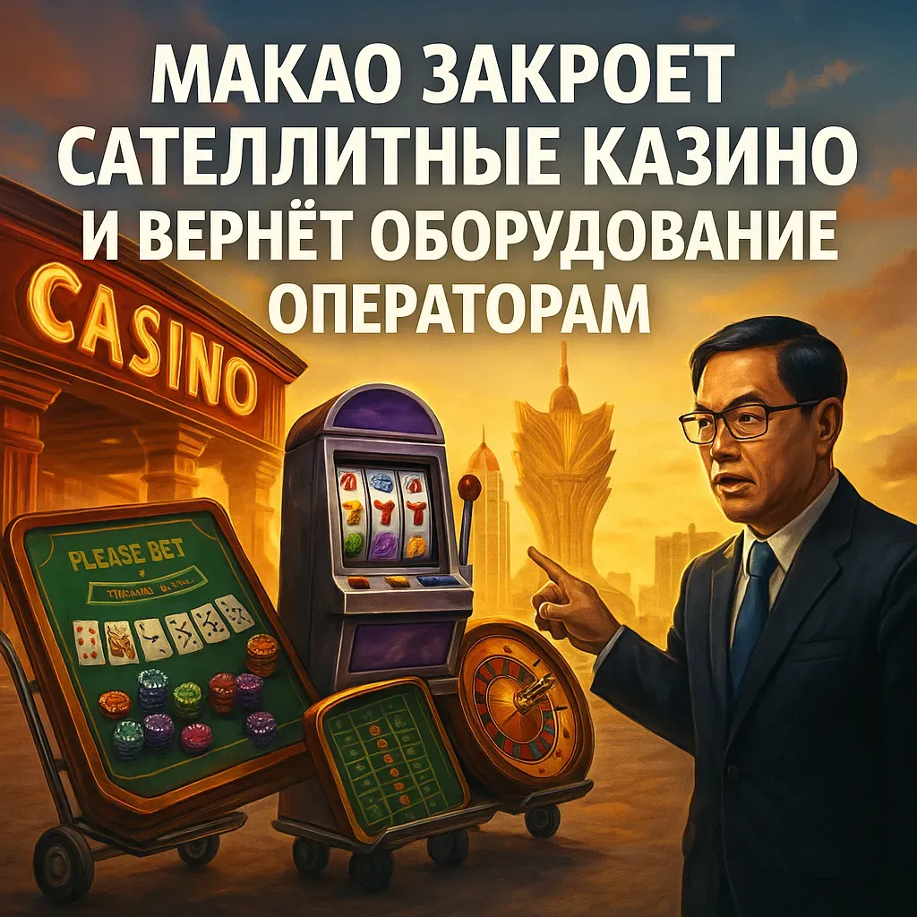 Макао закроет сателлитные казино и вернёт оборудование операторам