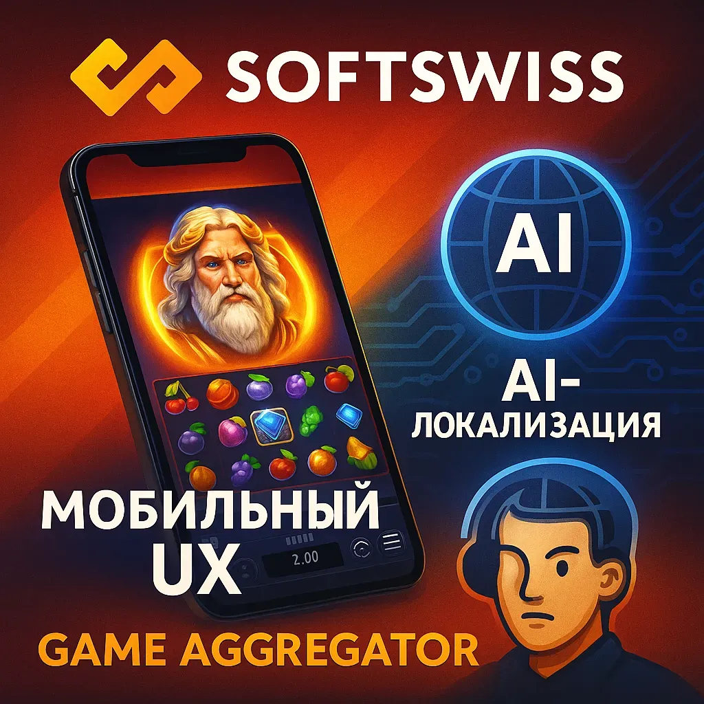 SOFTSWISS добавил мобильный UX и AI-локализацию в Game Aggregator