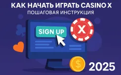 Как начать играть в Casino X: пошаговая инструкция