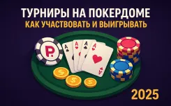 Турниры на Покердоме: как участвовать и выигрывать в 2025 году