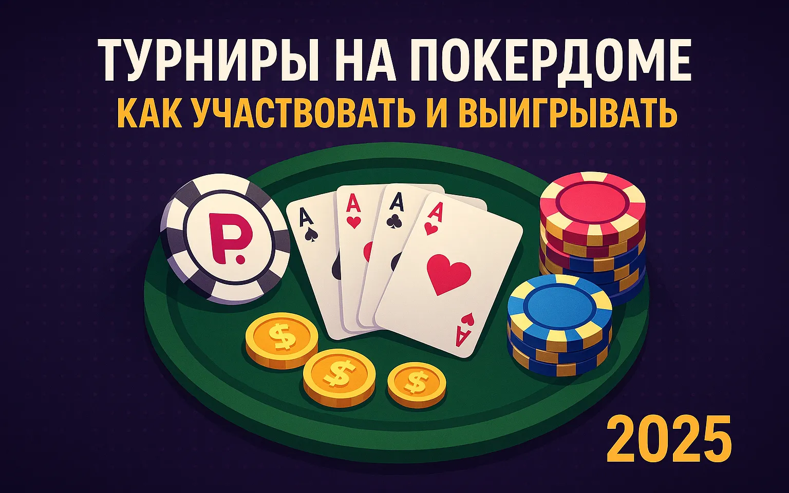 Турниры на Покердоме: как участвовать и выигрывать в 2025 году