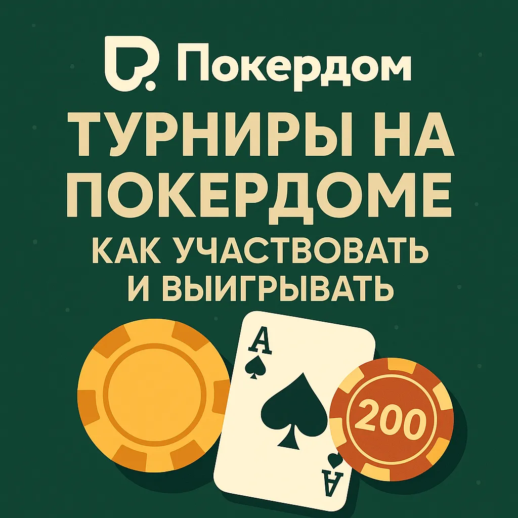 Турниры на Покердоме: как участвовать и выигрывать в 2025 году